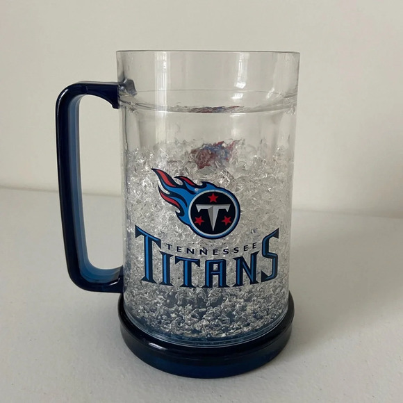 NWOT | Duck House Tennessee Titans clear plastic beer mug - Picture 2 of 5